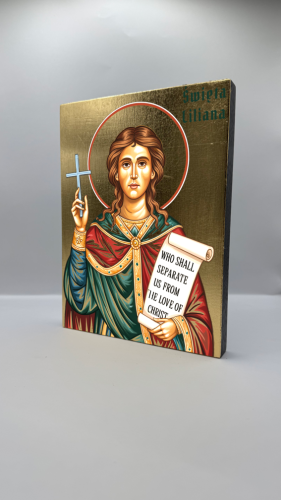 Ikona Świętej Liliany widok główny