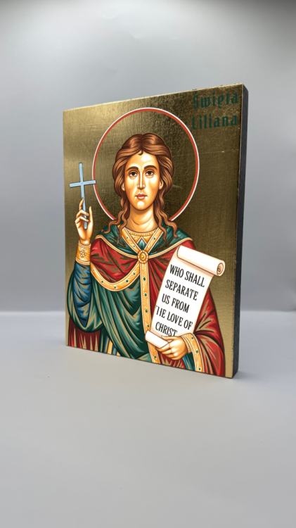 Ikona Świętej Liliany widok główny