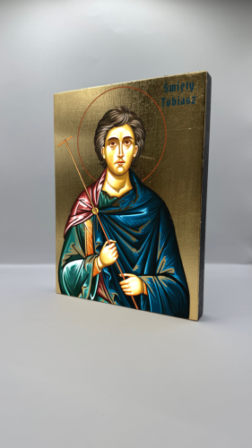 Ikona Świętego Tobiasza widok ogólny