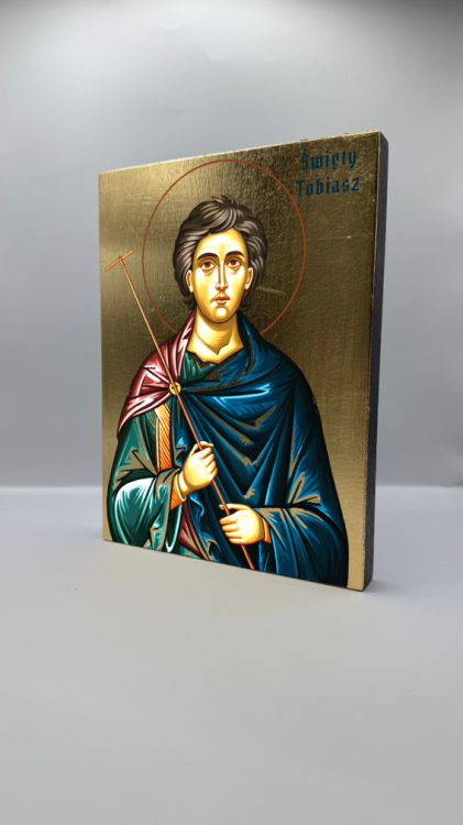 Ikona Świętego Tobiasza widok ogólny