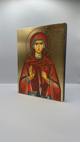 Ikona Świętej Julity widok ogólny