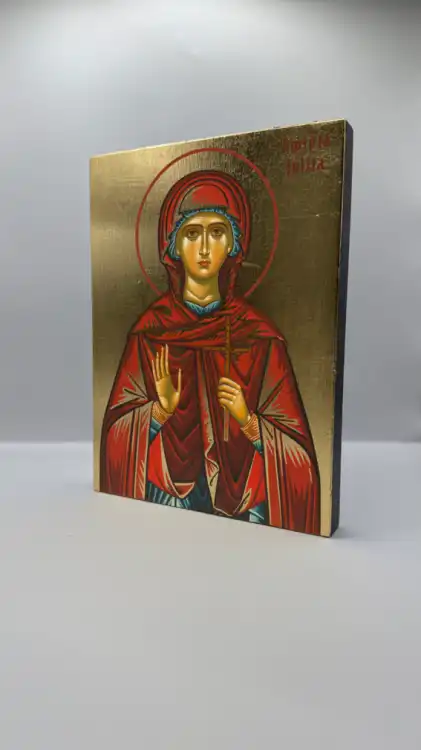 Ikona Świętej Julity widok ogólny