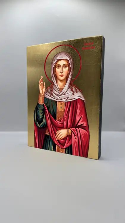 Ikona Świętej Dominiki widok ogólny