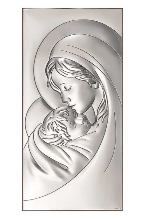 Obraz Matki Bożej ze srebrem 6381/2