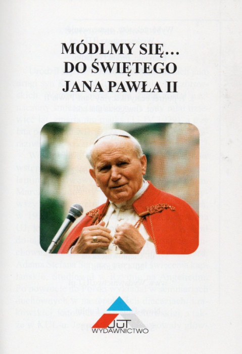 Módlmy się - Do Świętego Jana Pawła II strona tytułowa
