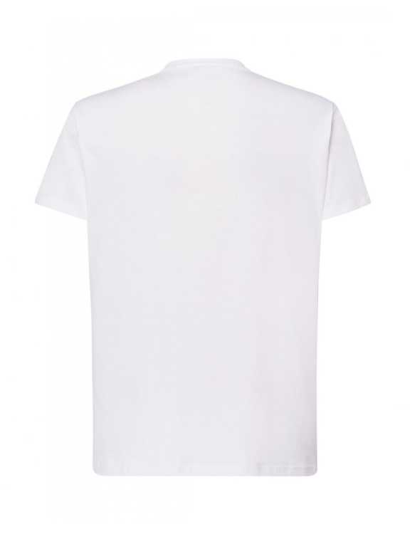 Koszulka T-shirt biała z logo i napisem na piersi - tył