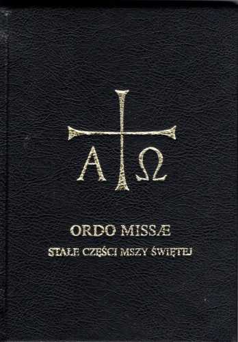 ORDO MISSAE - stałe części Mszy Świętej - okładka