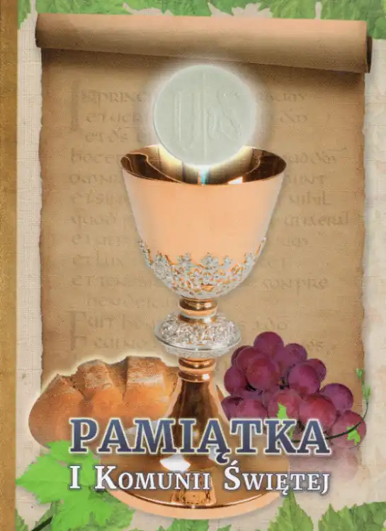 Pamiątka I Komunii Świętej - kielich WDS