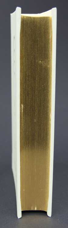 Modlitewnik Pamiątka Ślubu biały złocony widok złocenia