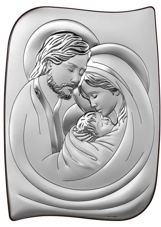 Obraz Święta rodzina 6466  srebro  - pamiątka bierzmowania