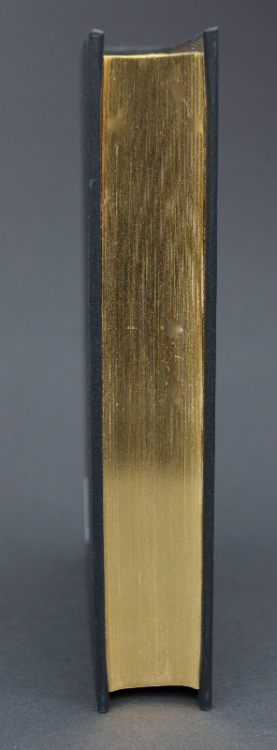 Modlitewnik Pamiątka Ślubu czarny złocony widok złocenia