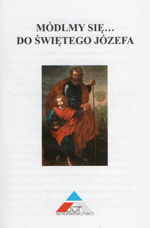 Módlmy się - Do świętego Józefa strona tytułowa