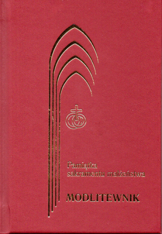 Modlitewnik Pamiątka Ślubu bordowy