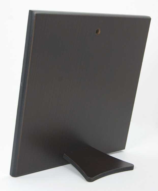 Obraz Aniołek z latarenką nad dzieckiem srebrny 6430/2X widok tyłu